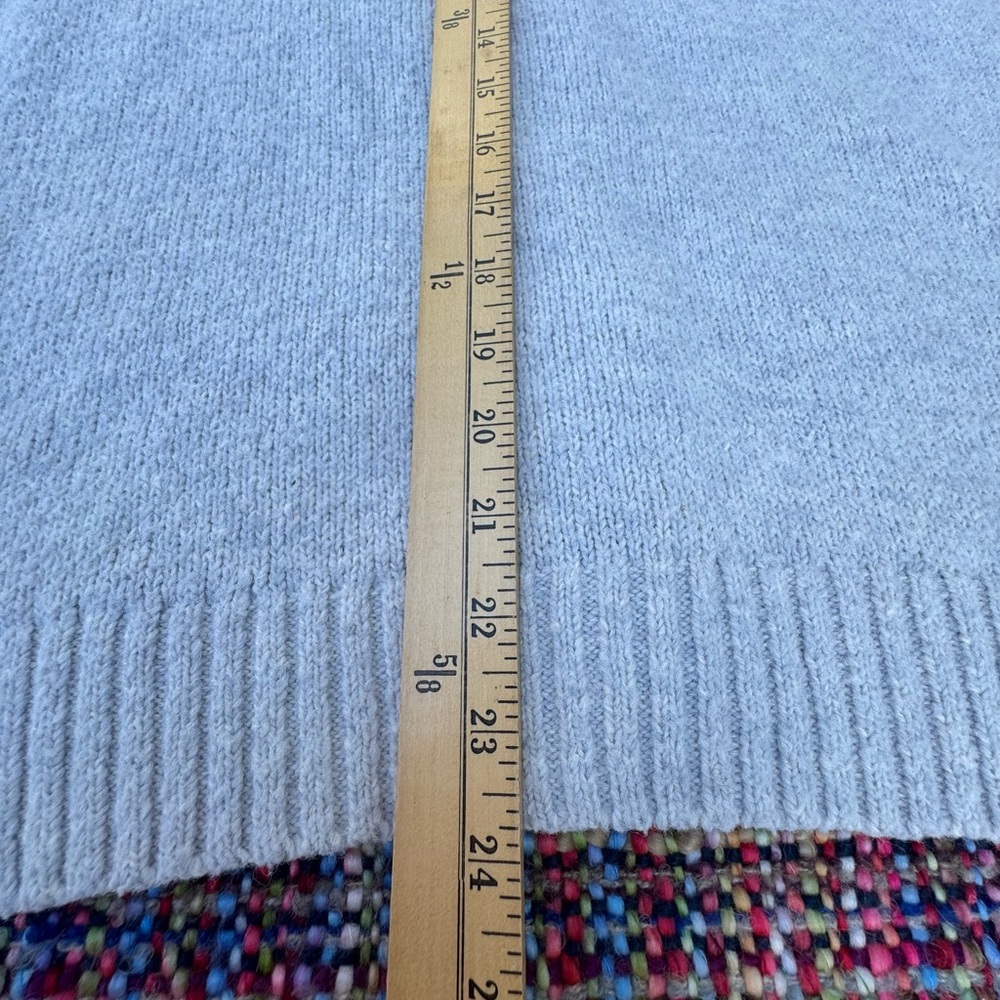 Lucky Brand Gray and Blue Fair Isle Women's Cardigan Sweater XL - Picture 3 of 16